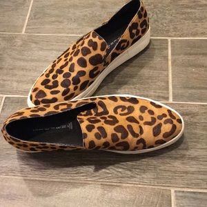 Size 9 Leopard Slip on sneakers by Steve Madden